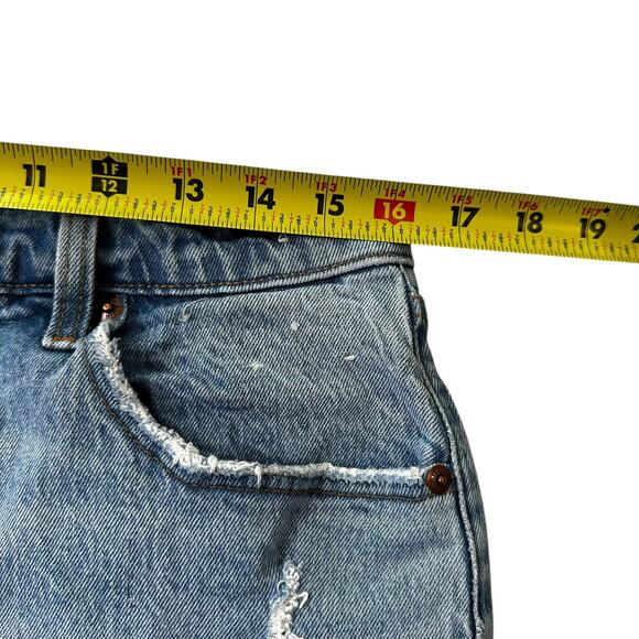 Abercrombie & Fitch Blue 90s Straight Jeans Women's Size 31 | 44-37-3 - Picture 7 of 7